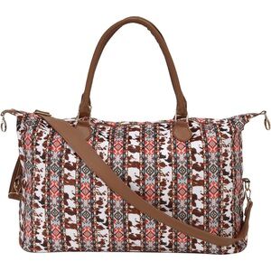 Western boho weekender bag